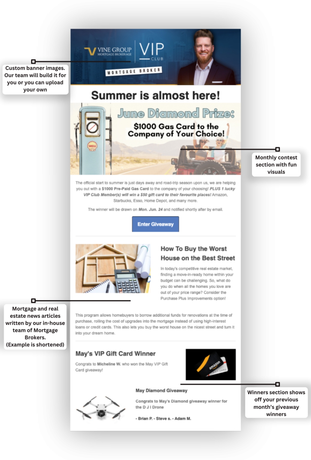 Vip Client Newsletter The VIP Club – Email marketing that connects you with your clients